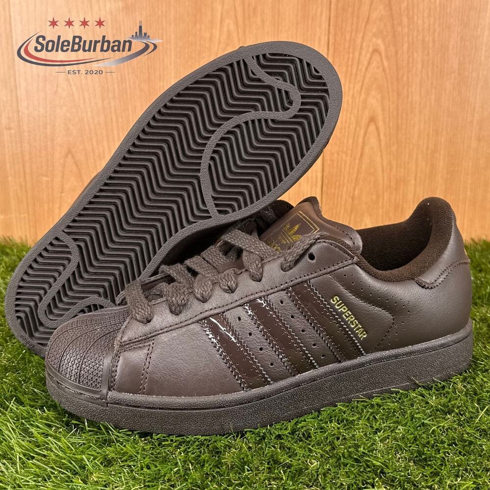 adidas Superstar 2 Aurora Coffee Gold Metallic Brown KH9180 Men's Size 8